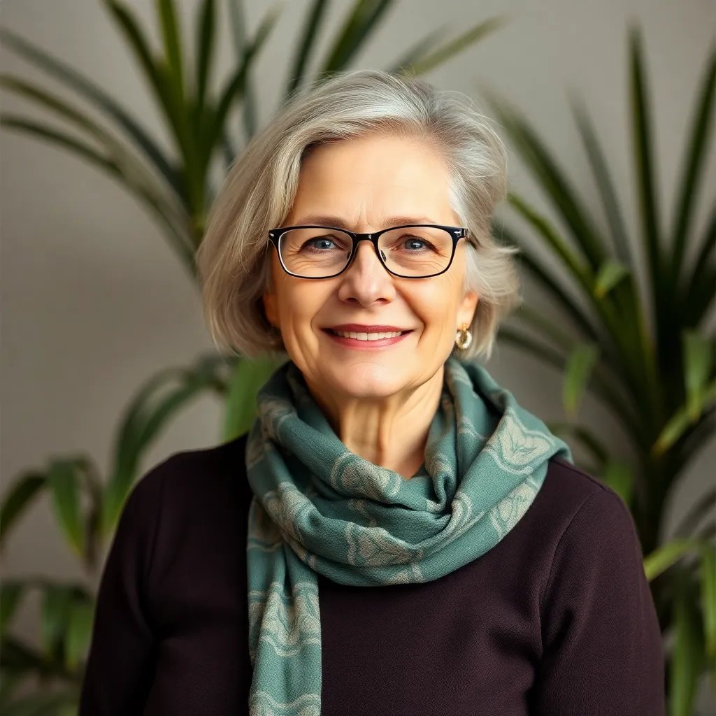Profile picture of a person with curly hair and glasses, wearing a patterned shirt